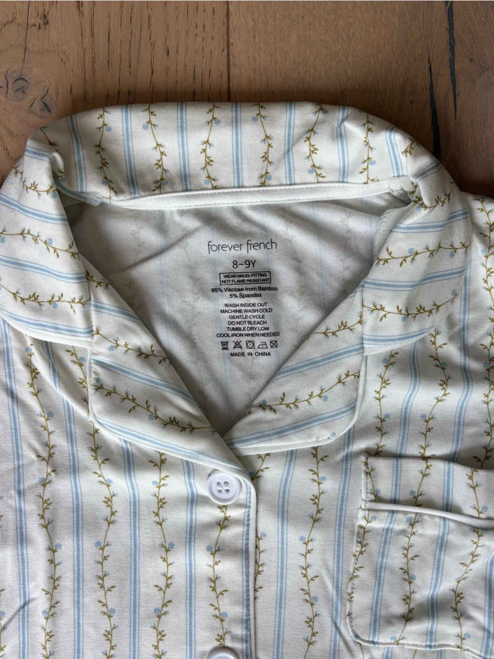 Forever French Kids Pajama Set
